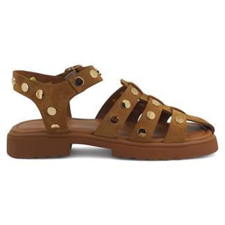 Beety 574 25YS Kadın Günlük Sandalet Taba Süet