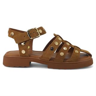 Beety 574 25YS Kadın Günlük Sandalet Taba Süet