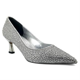 Beety 824 25YA Женские вечерние туфли серебряные