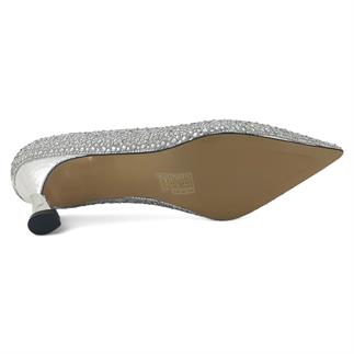 Beety 824 25YA Женские вечерние туфли серебряные