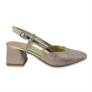 Beety 909 25YA Kadın Abiye Ayakkabı Altın