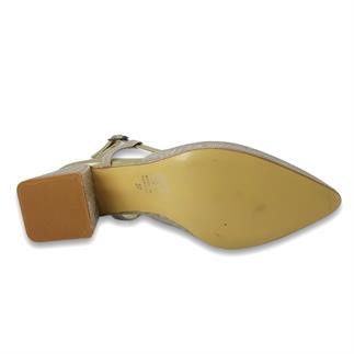 Beety 909 25YA Kadın Abiye Ayakkabı Altın