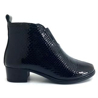 Beety 9115 24KB женские повседневные сапоги из черной лакированной кожи