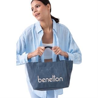 Женская сумочка Benetton Bnt 1102 темно-синего цвета