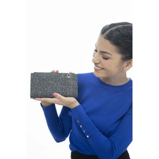 Женский кошелек Benetton Bnt 1140 серый