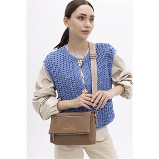 Benetton Bnt 1415 Женская сумка через плечо Camel