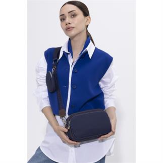 Benetton Bnt 1419 Женская сумка через плечо темно-синего цвета