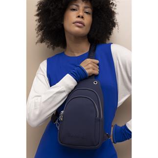 Benetton Bnt 1432 Женская сумка через плечо темно-синего цвета