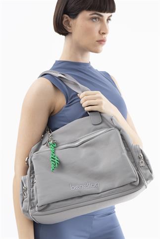 Benetton Bnt 1484 Kadın Kol Çantası Gri