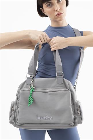 Benetton Bnt 1484 Kadın Kol Çantası Gri