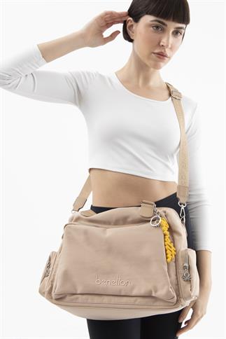 Benetton Bnt 1484 Kadın Kol Çantası Ten