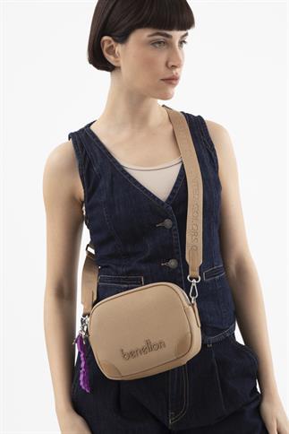 Benetton Bnt 1529 Kadın Çapraz Çanta Camel