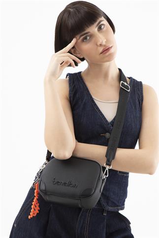 Benetton Bnt 1529 Kadın Çapraz Çanta Siyah