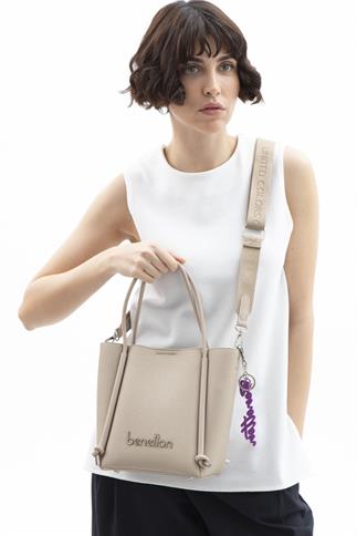 Benetton Bnt 1531 Kadın El Çantası Ten