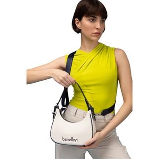 Benetton Bnt 1541 Женская сумочка бежевый темно-синий