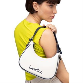 Benetton Bnt 1541 Женская сумочка бежевый темно-синий