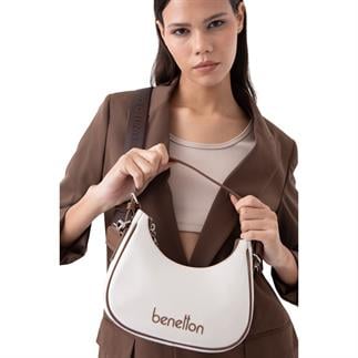 Benetton Bnt 1541 Женская сумочка бежево-коричневая