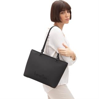 Benetton Bnt 1583 женская сумка на руку черная