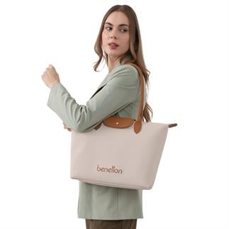 Benetton Bnt 1611 женская сумка на рукав бежевый