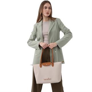 Benetton Bnt 1611 женская сумка на рукав бежевый