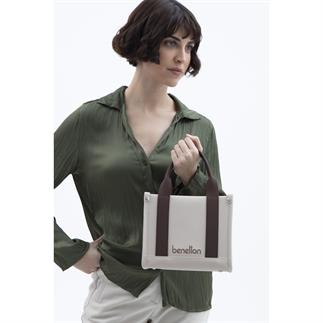 Benetton Bnt 1620 женская сумка на рукав бежево-коричневый