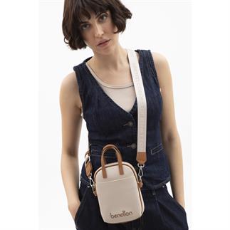 Benetton Bnt 1625 женская сумка на рукав бежевый