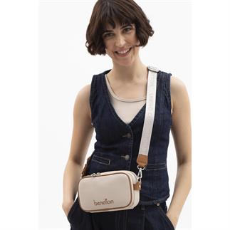 Benetton Bnt 1626 женская сумка на рукав бежевый