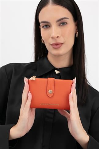 Benetton Bnt 1630 Kadın Cüzdan Turuncu