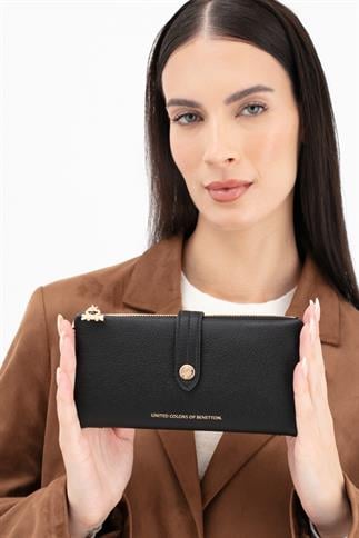Benetton Bnt 1631 Kadın Cüzdan Siyah