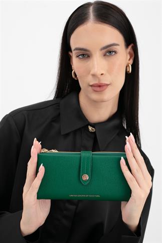 Benetton Bnt 1631 Kadın Cüzdan Yeşil