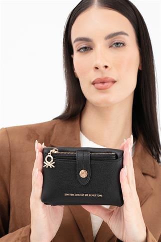 Benetton Bnt 1632 Kadın Cüzdan Siyah