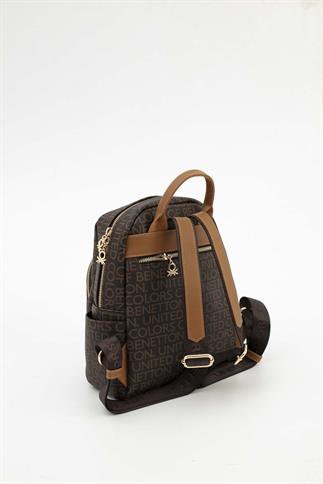 Benetton Bnt 1645 Kadın Sırt Çantası Kahverengi