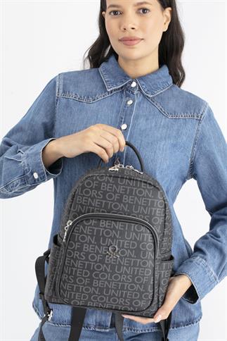 Benetton Bnt 1645 Kadın Sırt Çantası Siyah