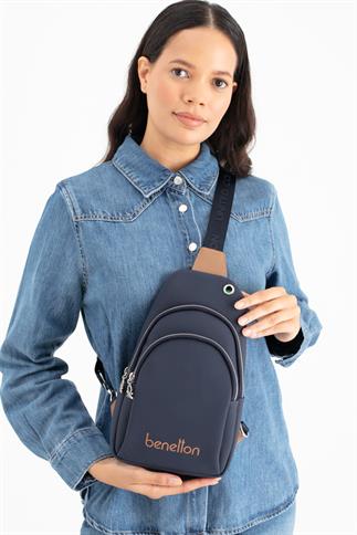Benetton Bnt 1652 Kadın Çapraz Vücut Çantası Lacivert