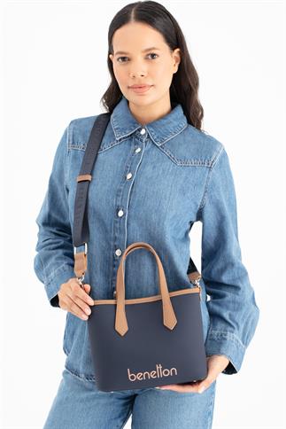 Benetton Bnt 1654 Kadın El Çantası Lacivert