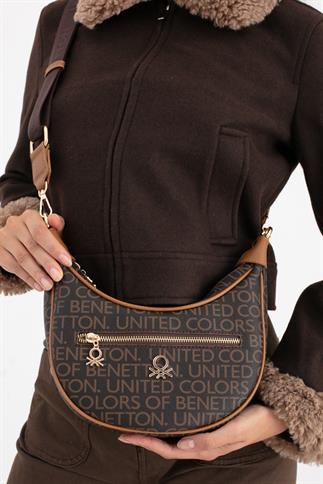 Benetton Bnt 1685 Kadın Kol Çantası Kahverengi