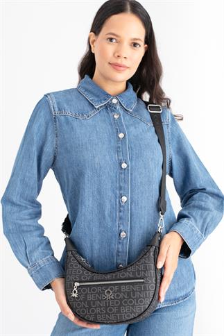 Benetton Bnt 1685 Kadın Kol Çantası Siyah