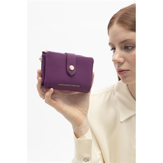 Benetton Bnt 1718 Kadın Cüzdan Mürdüm