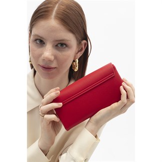 Benetton Bnt 1724 Kadın Cüzdan Kırmızı