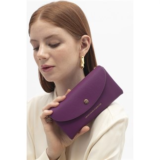 Benetton Bnt 1724 Kadın Cüzdan Mürdüm