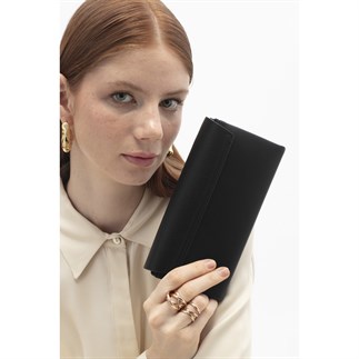 Benetton Bnt 1724 Kadın Cüzdan Siyah