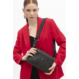 Benetton Bnt 1763 Kadın Çapraz Çanta Siyah