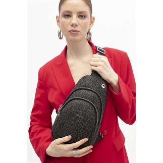 Benetton Bnt 1766 Kadın Çapraz Vücut Çantası Siyah