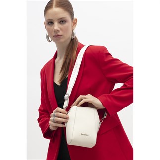 Benetton Bnt 1803 Kadın Çapraz Çanta Beyaz