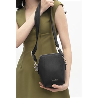 Benetton Bnt 1803 Kadın Çapraz Çanta Siyah