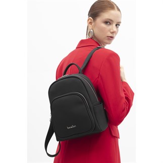 Benetton Bnt 1807 Kadın Sırt Çantası Siyah