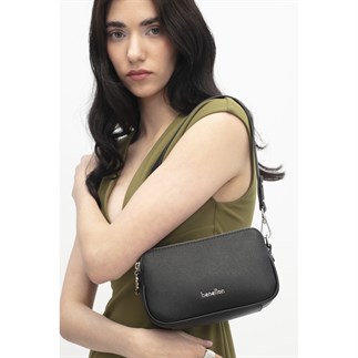 Benetton Bnt 1808 Kadın Kol Çantası Siyah