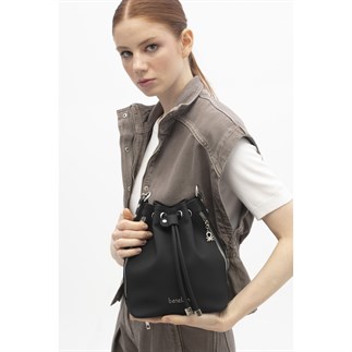 Benetton Bnt 1815 Kadın Kol Çantası Siyah