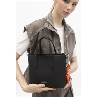 Benetton Bnt 1835 Kadın Kol Çantası Siyah