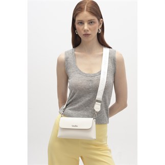 Benetton Bnt 1850 Kadın Kol Çantası Beyaz